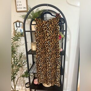 Norma Kamali Brown and Black Mini Dress size small